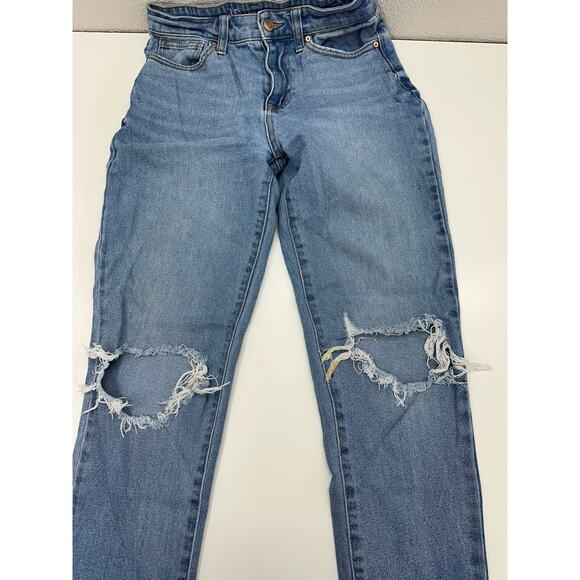 No Boundaries NOBO Womens Juniors Jeans Size 3 Distressed Denim - Picture 2 of 12